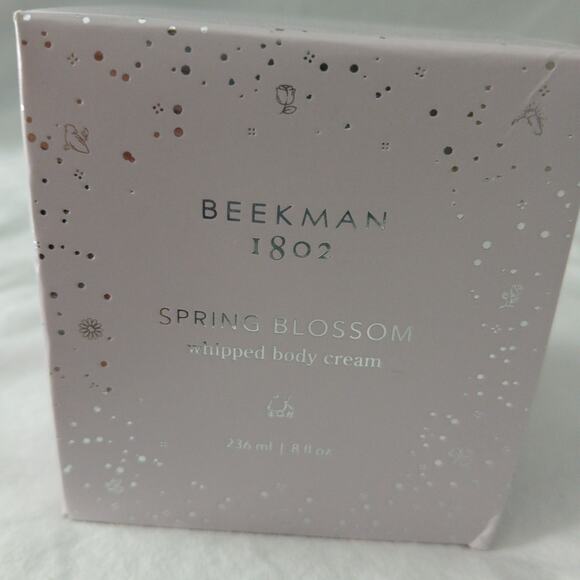 Beekman 1802 SPRING BLOSSOM 8oz NIB Whipped Body Cream USA made Pure Goat Milk - Picture 3 of 8